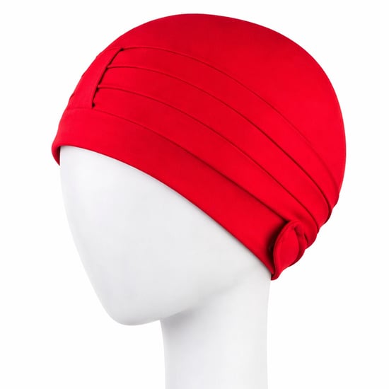 Damen Bequeme Stoff-Schwimmhaube | Turban-Stil Leichte Schwimmhaube - Image 2