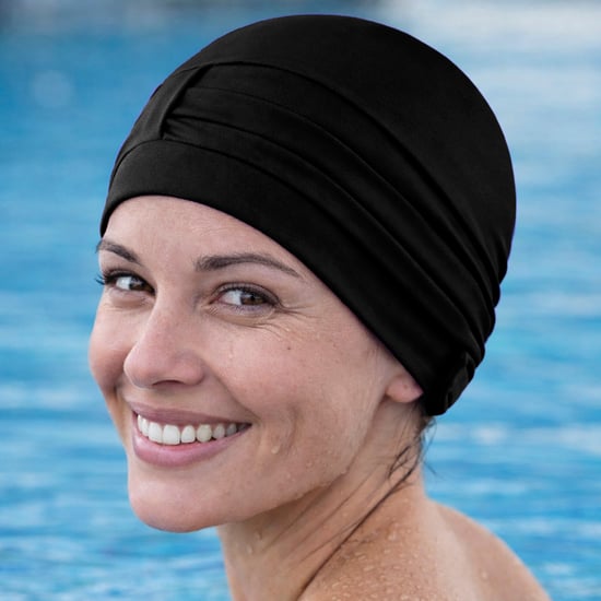 Damen Bequeme Stoff-Schwimmhaube | Turban Stil Leichte Schwimmhaube - Image 4