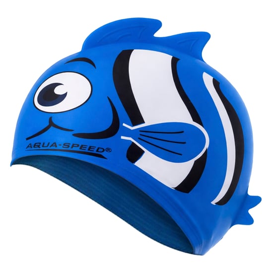 Jungen Nemo Gemusterte Schwimmhaube | Silikon 3D-Druck Einfacher Sitz Schwimmhaube für Kinder - Image 1