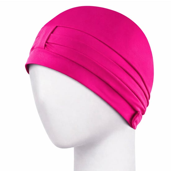 Damen Bequeme Stoff Schwimmhaube | Turban Stil Leichte Schwimmhaube - Image 2