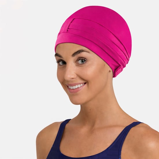 Damen Bequeme Stoff Schwimmhaube | Turban Stil Leichte Schwimmhaube - Image 3