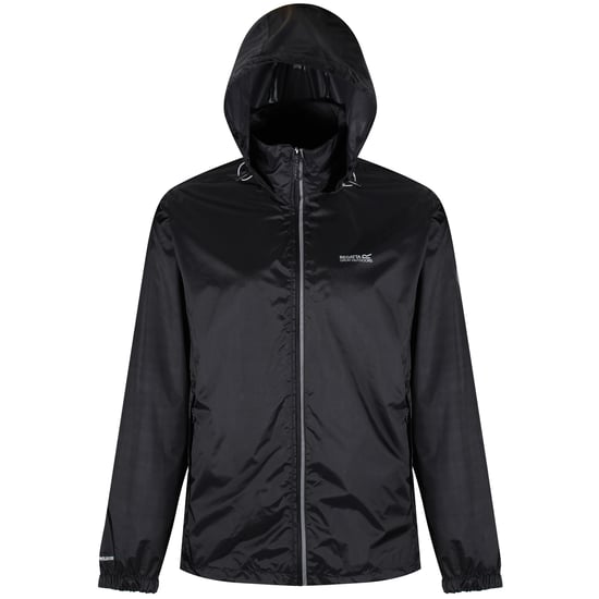 Regatta Herren Lyle IV Wasserdichte Kapuzenjacke (Schwarz) - Image 1