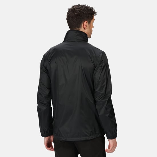 Regatta Herren Lyle IV Wasserdichte Kapuzenjacke (Schwarz) - Image 4