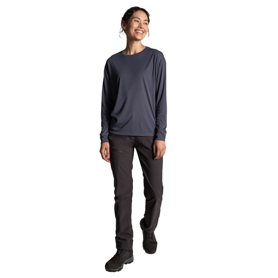 Craghoppers - T-Shirt für Damen, Nosilife, Langärmlig (Anthrazit) - Image 3