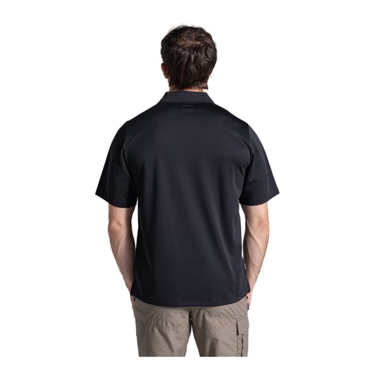 Craghoppers - "Expert Basecamp" Poloshirt für Herren, Feuchtigkeit ableitend (Schwarz) - Image 2