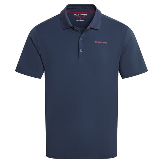 Craghoppers - "Bramshaw" Poloshirt für Herren, Nosilife, Emblem, kurzärmlig (Marineblau) - Image 1