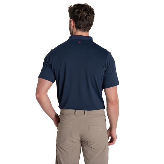Craghoppers - "Bramshaw" Poloshirt für Herren, Nosilife, Emblem, kurzärmlig (Marineblau) - Image 2