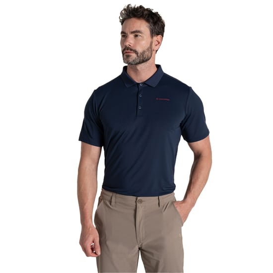 Craghoppers - "Bramshaw" Poloshirt für Herren, Nosilife, Emblem, kurzärmlig (Marineblau) - Image 3