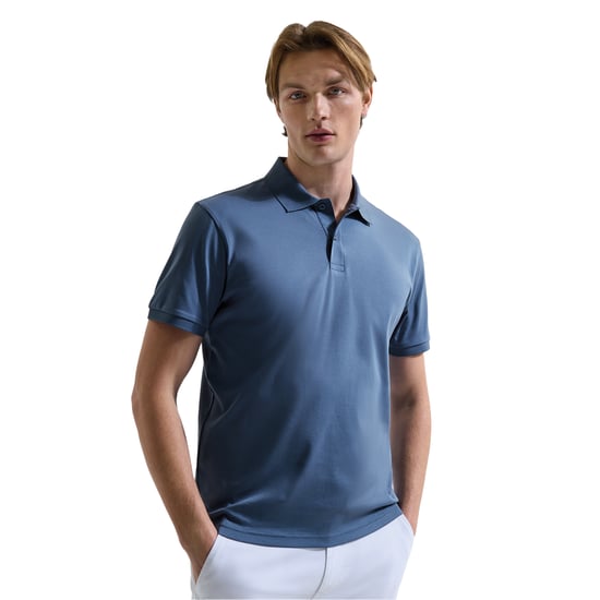 Asquith & Fox - "Premium" Poloshirt für Herren, Mercerisierte Baumwolle (Blaustahl) - Image 2