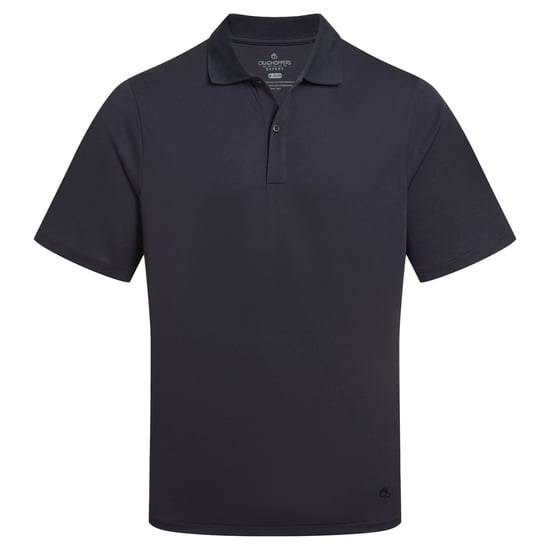 Craghoppers - "Expert Basecamp" Poloshirt für Herren, Feuchtigkeit ableitend (Dunkel-Marineblau) - Image 1