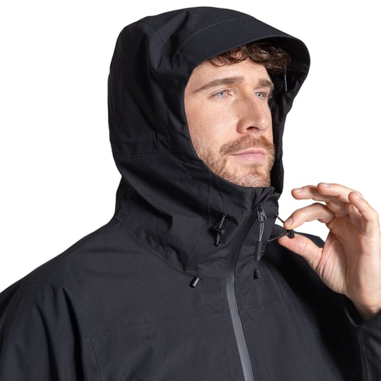 Craghoppers - "Expert Basecamp" Jacke, wasserfest für Herren (Schwarz) - Image 3