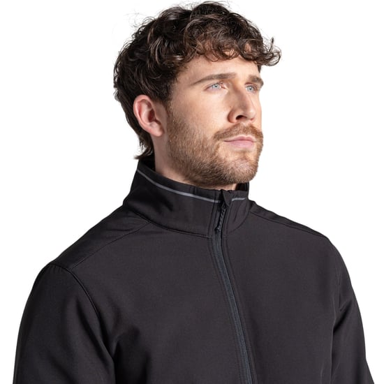 Craghoppers - "Expert Basecamp II" Softshelljacke für Herren (Schwarz) - Image 3