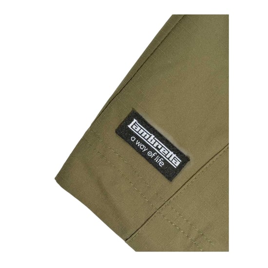 Lambretta - Kapuzenjacke für Herren, Ripstop-Gewebe (Khaki) - Image 4