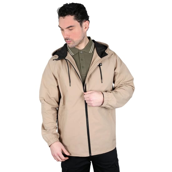 Lambretta - Kapuzenjacke für Herren, Ripstop-Gewebe (Steinfarben) - Image 5