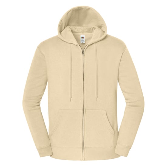 Fruit of the Loom - "Iconic Premium" Hoodie mit durchgehendem Reißverschluss für Herren/Damen Unisex (Wüstensand) - Image 1
