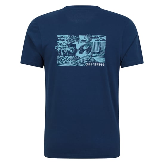 Mountain Warehouse - "Southwold" T-Shirt für Herren (Dunkelblau) - Image 2