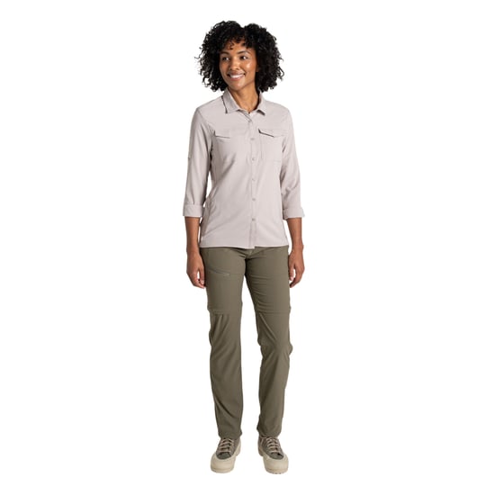Craghoppers - "NosiLife Pro III" Hemd für Damen Langärmlig (Helles Pilz Beige) - Image 4