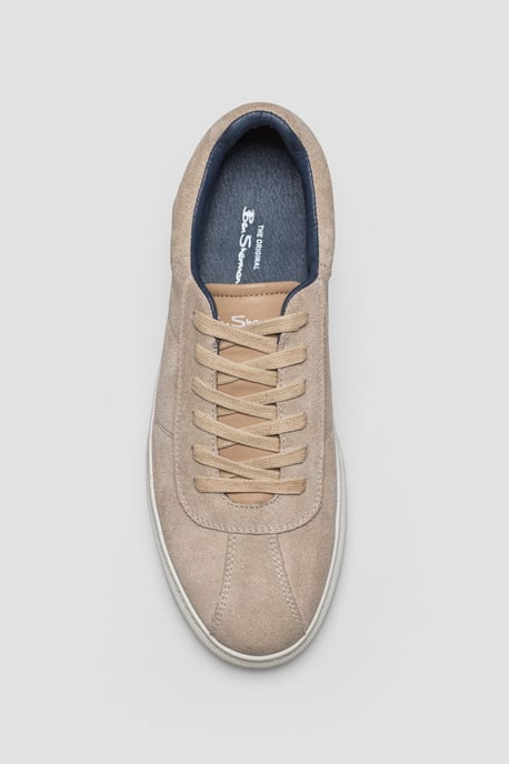 Ben Sherman Bentley II Wildleder Herren Stone Sneaker - Image 4