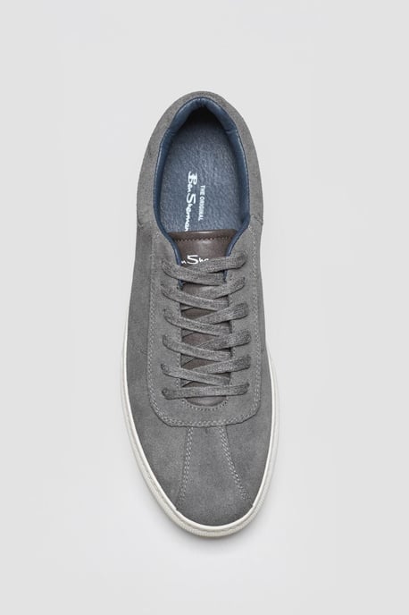 Ben Sherman Bentley II Wildleder Herren Grau Sneakers - Image 4