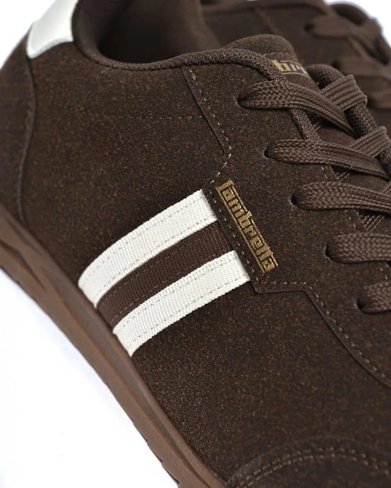 Lambretta Tackle Herren Schokoladen-Sneaker - Image 4