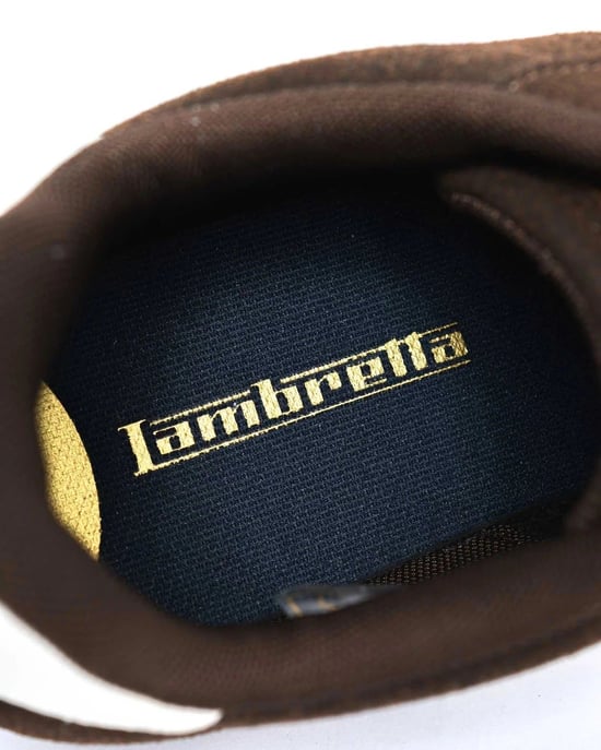 Lambretta Tackle Herren Schokoladen-Sneaker - Image 5