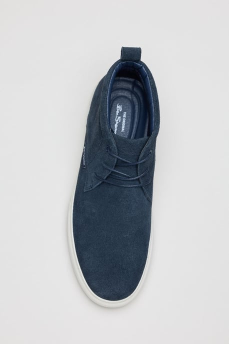 Ben Sherman Parkway Wildleder Herren Stiefel Navy - Image 4