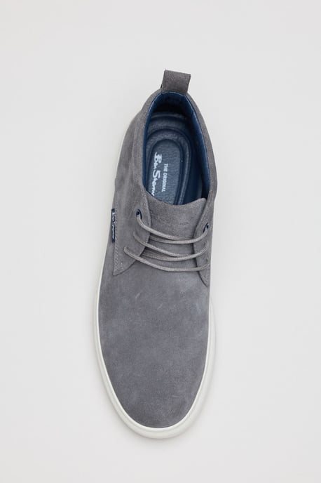 Ben Sherman Parkway Wildleder Herren Stiefel in Grau - Image 4