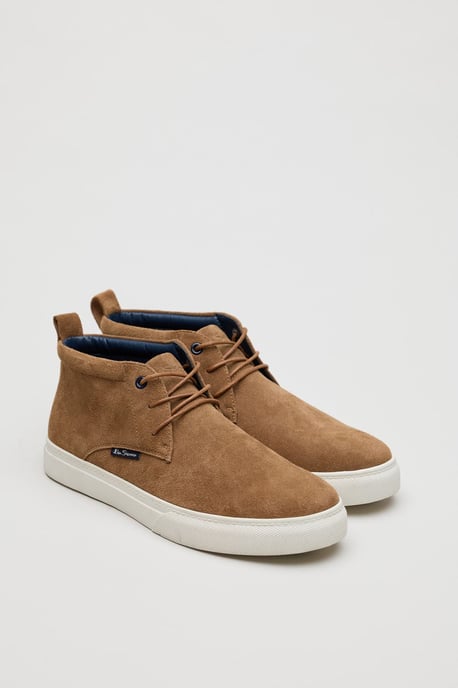 Ben Sherman Parkway Wildleder Herren Stiefel in Tan - Image 5