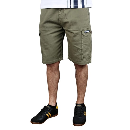 Lambretta - Cargo-Shorts für Herren (Khakigrün) - Image 4