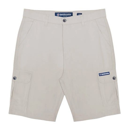 Lambretta - Cargo-Shorts für Herren (Haferflocken) - Image 1