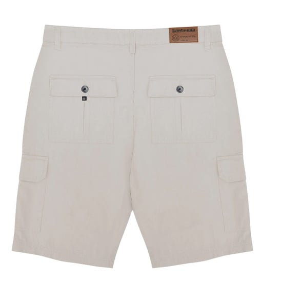 Lambretta - Cargo-Shorts für Herren (Haferflocken) - Image 2