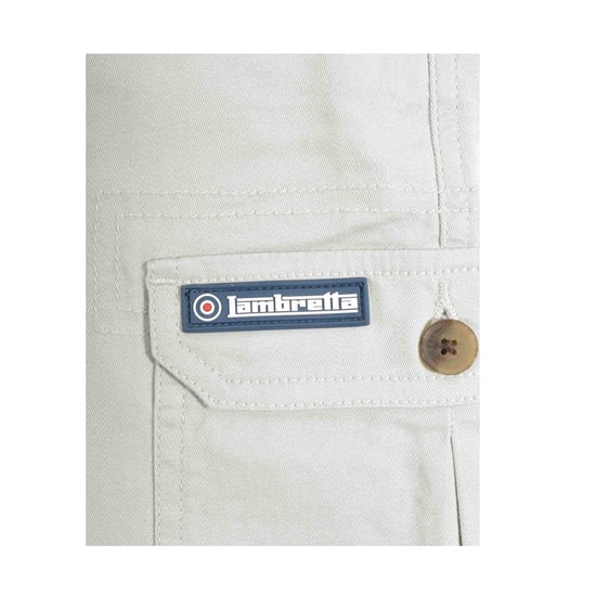 Lambretta - Cargo-Shorts für Herren (Haferflocken) - Image 3
