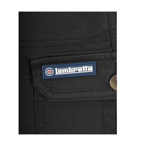 Lambretta - Cargo-Shorts für Herren (Schwarz) - Image 3