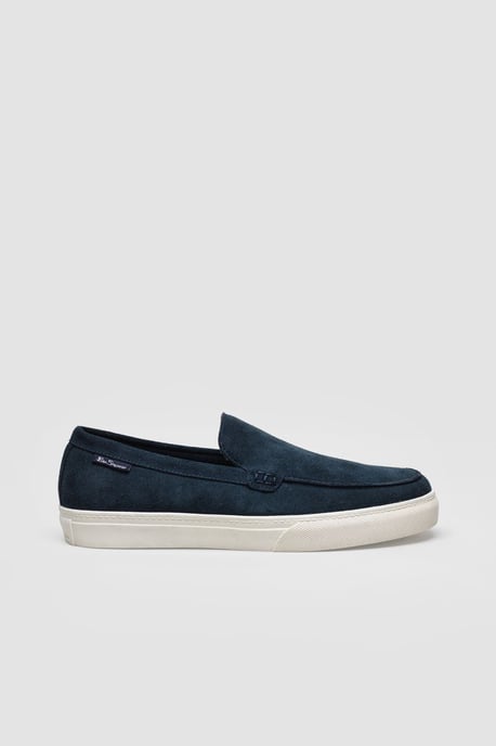 Ben Sherman Almer Wildleder Herren Mokassins in Marineblau - Image 2