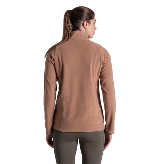 Craghoppers - "Miska VI" Fleece, mit halbem Reißverschluss für Damen (Umbrabraun) - Image 2