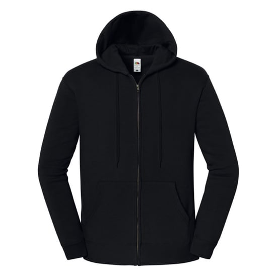 Fruit of the Loom - "Iconic Premium" Sweatjacke für Herren, mit Kapuze (Schwarz) - Image 1
