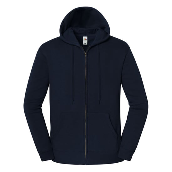 Fruit of the Loom - "Iconic Premium" Sweatjacke für Herren, mit Kapuze (Marineblau) - Image 1