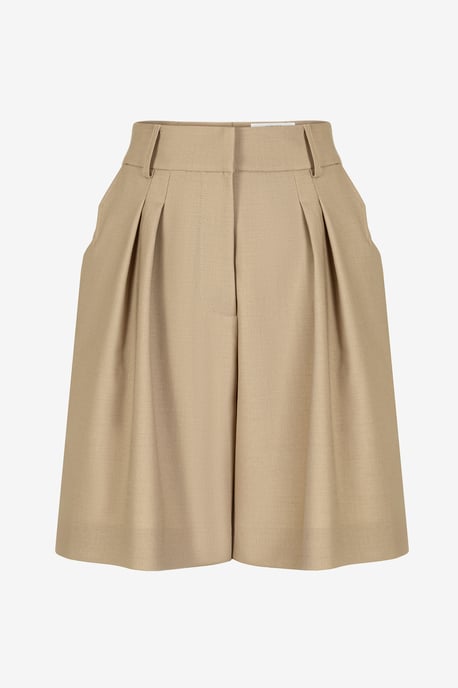 BENU Hellkaramellfarbene Anzug-Bermudashorts - Image 3