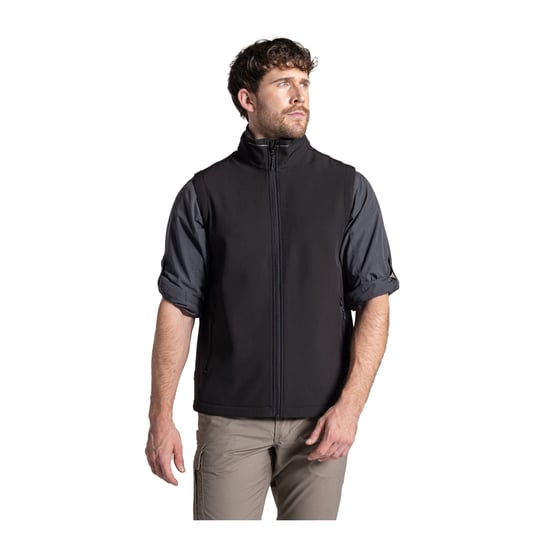 Craghoppers - "Expert Basecamp II" Weste für Herren, Softshell (Schwarz) - Image 4