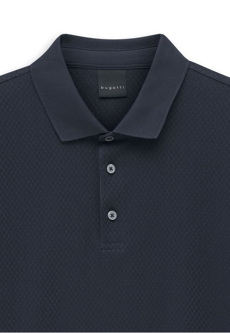 Bugatti Herren Poloshirt mit einer Baumwoll-Struktur - Image 2