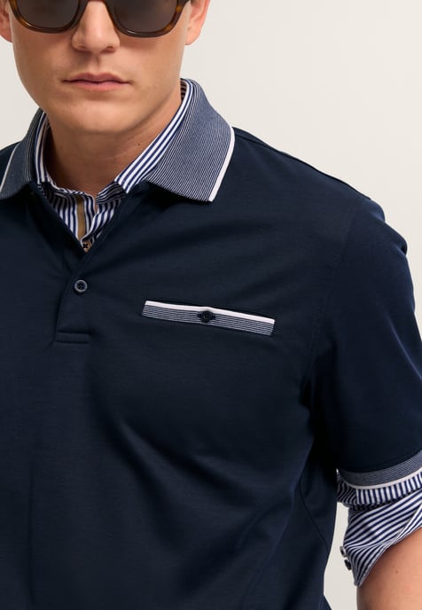 Bugatti Herren Poloshirt Modern Fit mit einer Brusttasche - Image 4