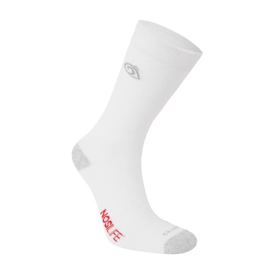 Craghoppers - Socken Insektenabwehr für Herren/Damen Unisex(2er-Pack) (Schwarz/Weiß) - Image 2