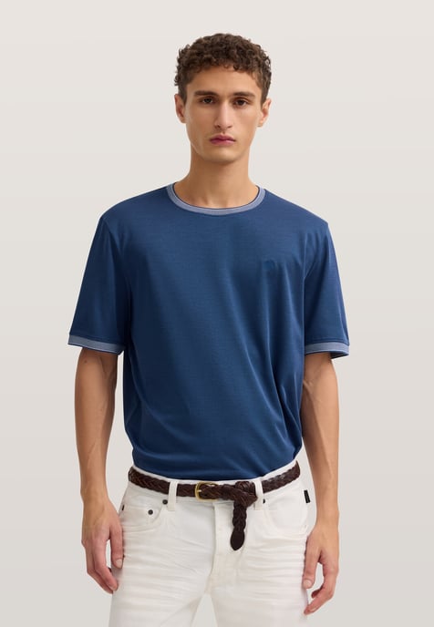 Bugatti Herren T-Shirt aus einem Baumwoll-Mix - Image 1