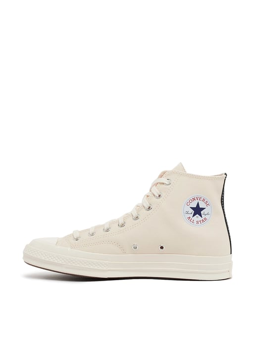 Comme des Garçons PLAY x Converse Chuck 70 Hi Sneakers - Image 3