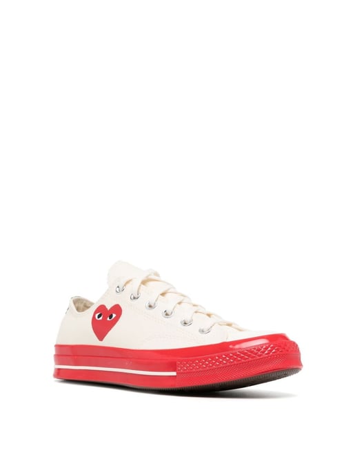 Comme des Garçons PLAY x Converse Chuck 70 Sneakers - Image 2