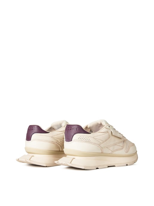 Klassische Leder-Sneaker von LTD, Off-White - Image 3