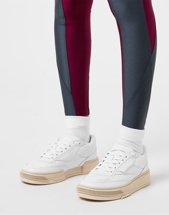 Club C LTD Weiße LTHR Sneakers - Image 6