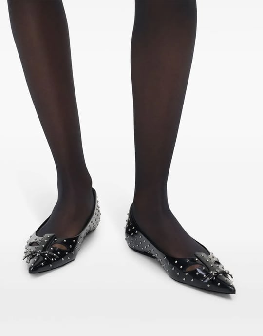Die Glam Studs Kat Ballerinas - Image 6