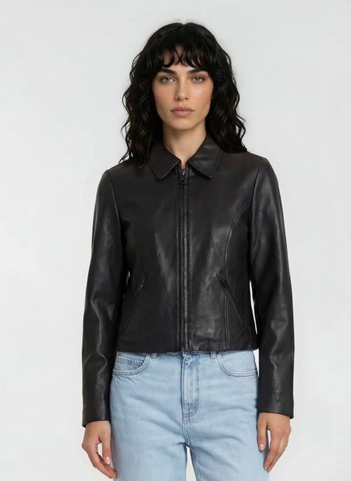 TRUEPRODIGY Lederjacke Pina - Image 1