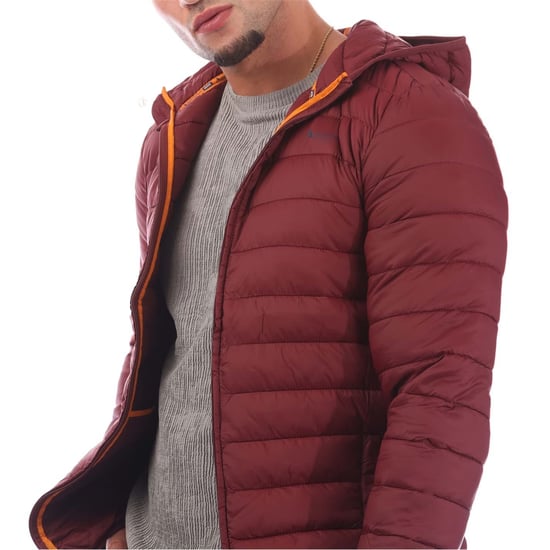 Aquascutum London Logo Bordeaux Rot Active Hoodie Jacke - Image 2